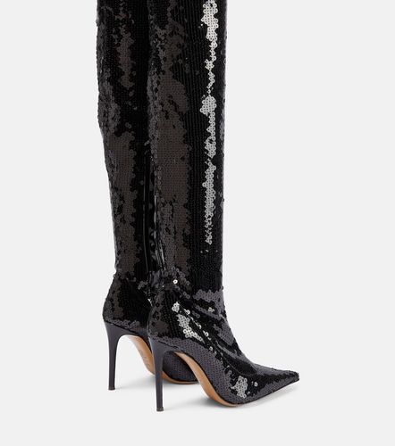 Botas mosqueteras Elixir con lentejuelas - Alexandre Vauthier - Modalova