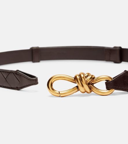 Knot Intrecciato leather belt - Bottega Veneta - Modalova