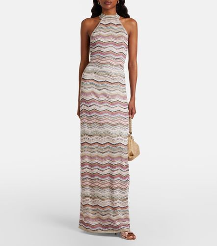 Abito lungo con lamé e paillettes - Missoni - Modalova