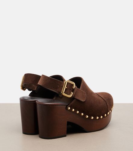 Chloe Jeannette suede clogs - Chloe - Modalova