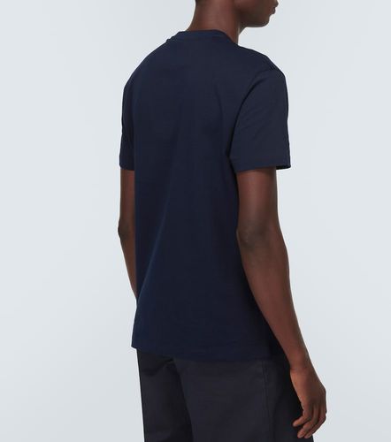 Camiseta de jersey de algodón con logo - Versace - Modalova