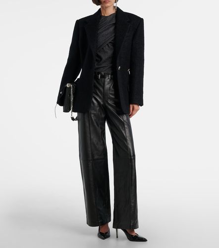 Asna chalk stripe wool and cotton top - Isabel Marant - Modalova
