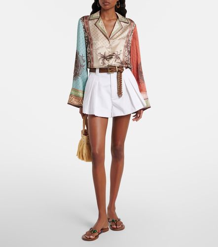 Shorts The Structural de denim plisados - Frame - Modalova