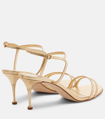 Ciagalo metallic leather sandals - Manolo Blahnik - Modalova
