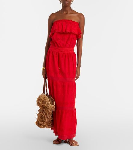 Vestido midi Caroline de algodón con bordado inglés - Melissa Odabash - Modalova