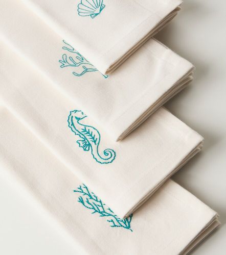 Set de 6 servilletas de lino - Les-Ottomans - Modalova