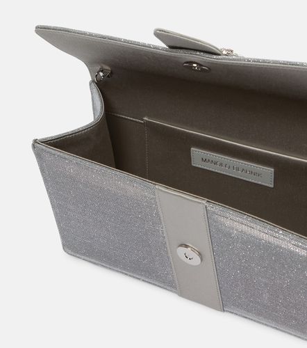 Capri Glitter embellished clutch - Manolo Blahnik - Modalova