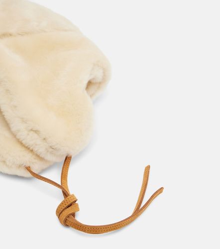 Chapka leather-trimmed shearling hat - Jacquemus - Modalova