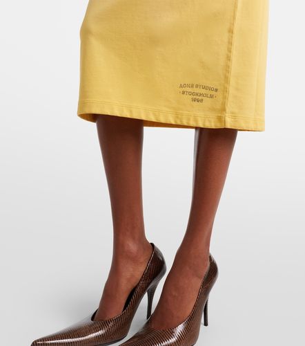 Gonna midi in misto cotone - Acne Studios - Modalova
