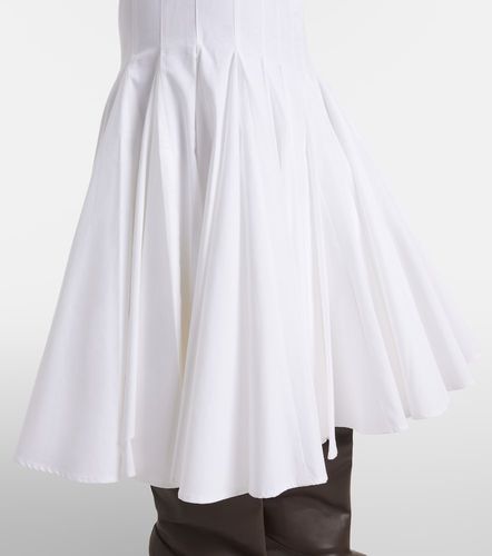 Falda midi Agave de popelín de algodón - Jacquemus - Modalova