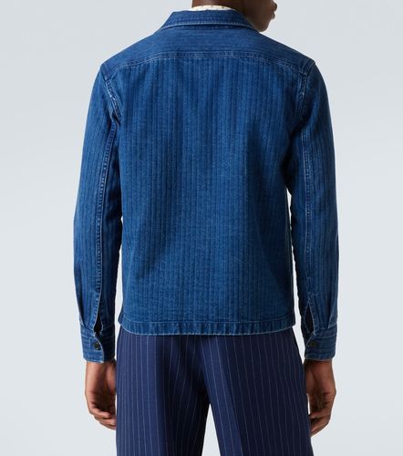 Giacca camicia di jeans a righe - Tom Ford - Modalova