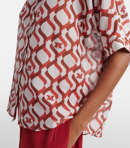 Camisa Ariete de algodón y seda estampada - Max Mara - Modalova