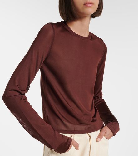 Saint Laurent Semi-sheer sweater - Saint Laurent - Modalova