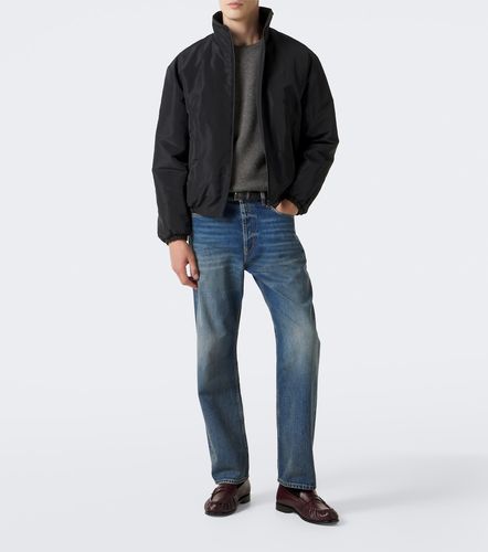 Jeans rectos con efecto desgastado - Saint Laurent - Modalova