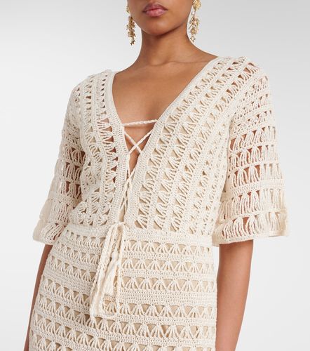 Abito lungo in crochet di cotone - Anna Kosturova - Modalova