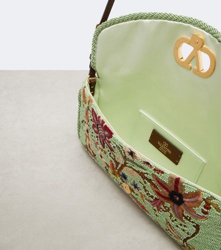 Borsa a spalla DeVain Small con perline - Valentino Garavani - Modalova