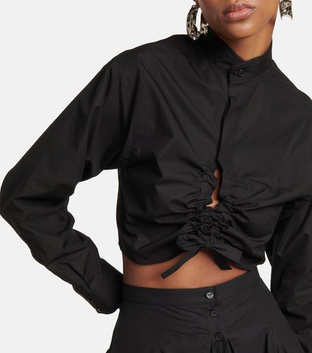 Alaïa Camisa de algodón cropped - Alaia - Modalova