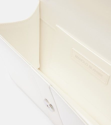 Capri embellished satin clutch - Manolo Blahnik - Modalova