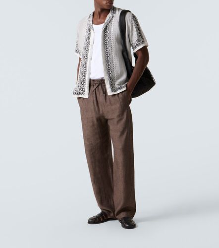Camisa bowling Maitan de lino estampada - Orlebar Brown - Modalova