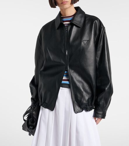 Prada Leather blouson jacket - Prada - Modalova