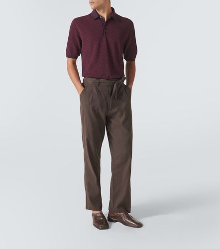 Zigzag wool-blend polo shirt - Missoni - Modalova