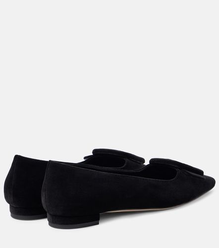 Bailarinas Maysalepumpflat de terciopelo - Manolo Blahnik - Modalova