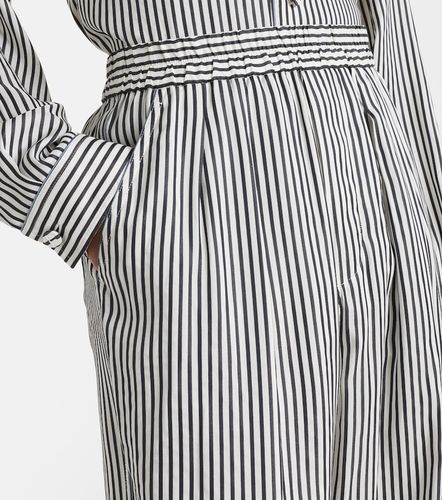Striped silk straight pants - Tom Ford - Modalova