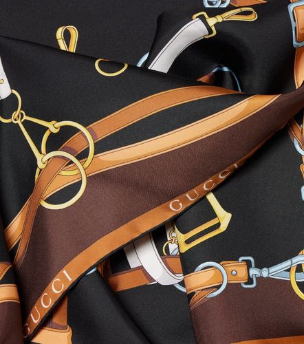 Gucci Printed silk twill scarf - Gucci - Modalova
