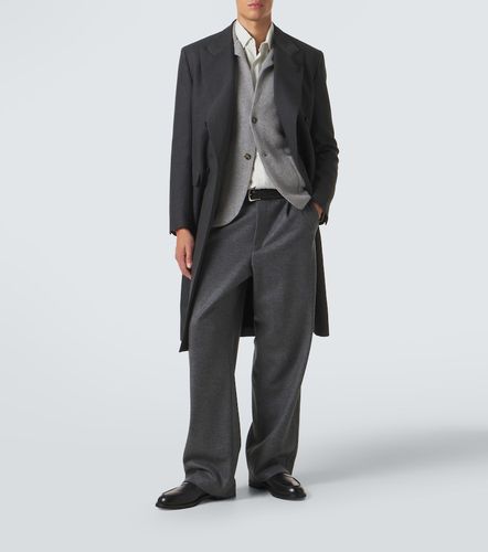 Double-breasted wool-blend coat - Lardini - Modalova