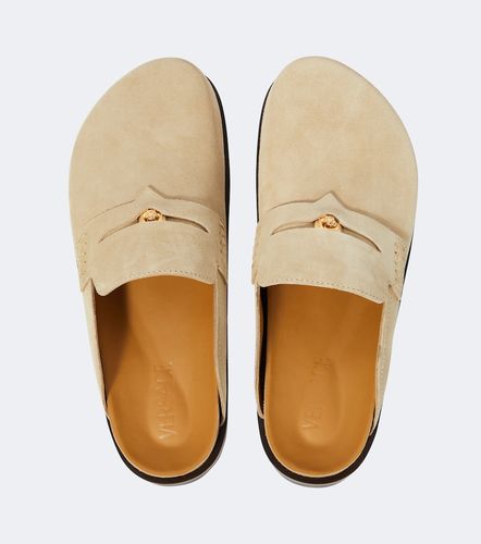 Versace Medusa suede clogs - Versace - Modalova