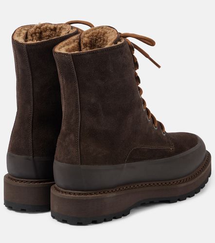 Dolomite suede lace-up boots - Le Monde Beryl - Modalova