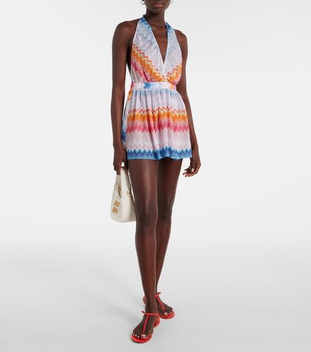 Missoni Zigzag halterneck romper - Missoni - Modalova