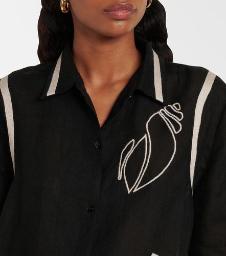 Eres Camisa Crab de lino bordada - Eres - Modalova