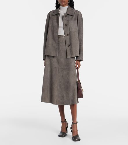 S Max Mara Suede midi skirt - 'S Max Mara - Modalova