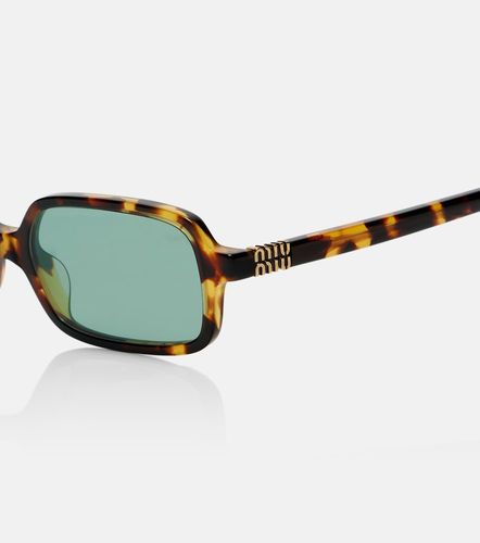 Miu Regard rectangular sunglasses - Miu Miu - Modalova