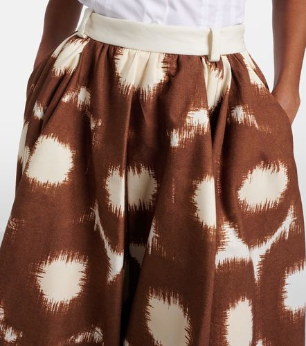 Falda midi de lona de algodón - Prada - Modalova