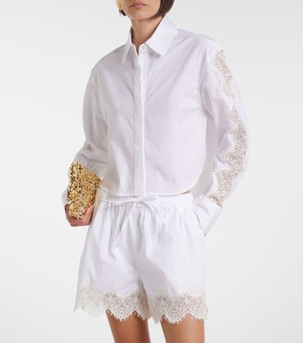 Camisa de popelín de algodón con encaje - Simkhai - Modalova