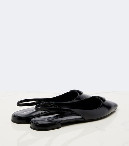 Prada Ballerine slingback in pelle - Prada - Modalova
