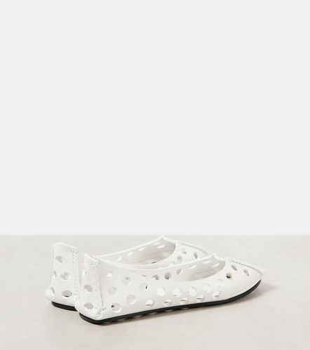 Alaia Perfo leather ballet flats - Alaia - Modalova
