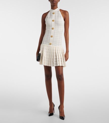 Balmain Checked minidress - Balmain - Modalova