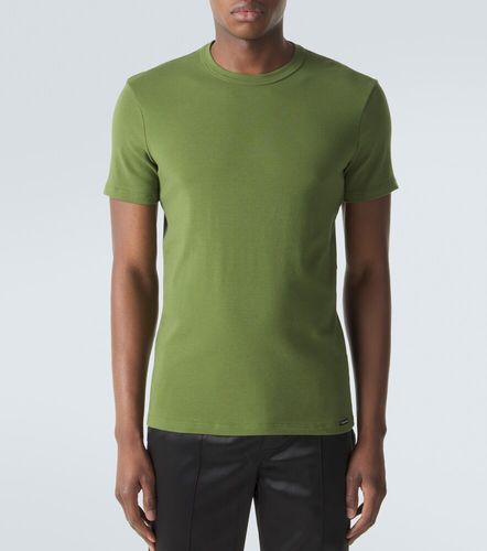 Camiseta de jersey en mezcla de algodón - Tom Ford - Modalova