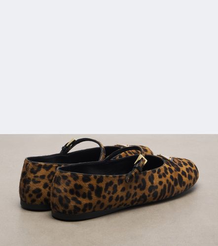 Bailarinas Mary Jane de pelo de becerro estampadas - Prada - Modalova
