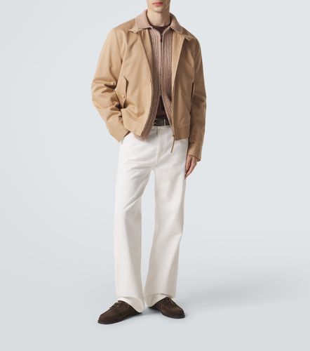 Cárdigan de algodón mouliné con cremallera - Tod's - Modalova