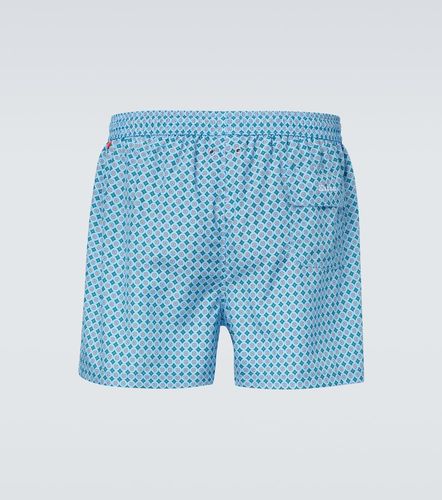 Kiton Logo printed swim trunks - Kiton - Modalova