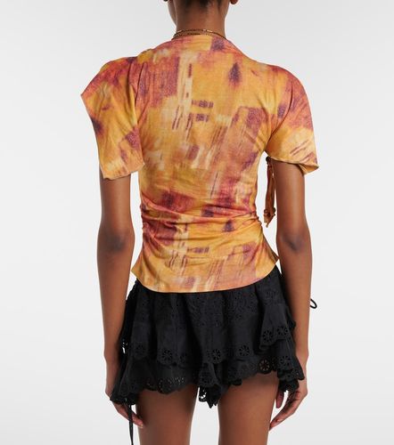 Top Jazia de jersey de algodón estampado - Isabel Marant - Modalova