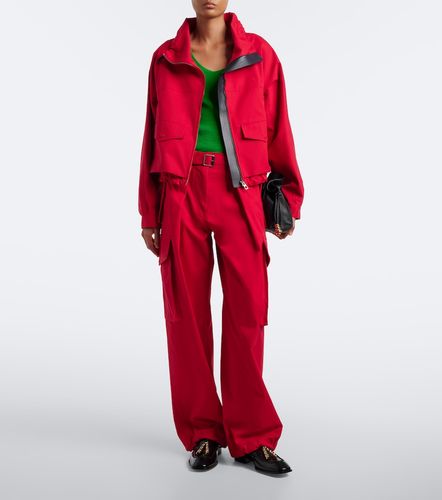 Pantaloni cargo in cotone e seta - Loewe - Modalova