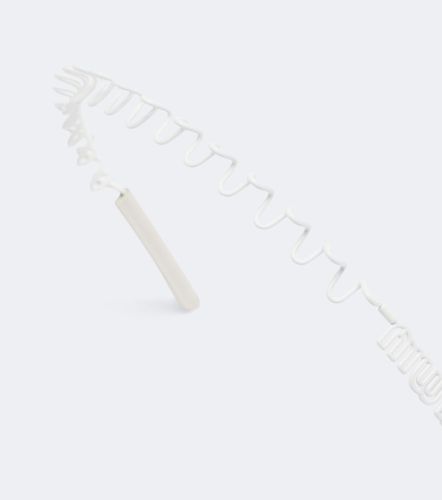 Logo leather-trimmed headband - Miu Miu - Modalova