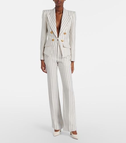 Balmain Pinstripe straight pants - Balmain - Modalova