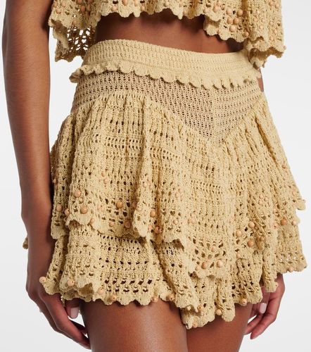 Olzea beaded crochet cotton-blend shorts - Isabel Marant - Modalova