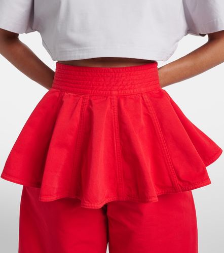 Alaïa Cinturón de denim con peplum - Alaia - Modalova
